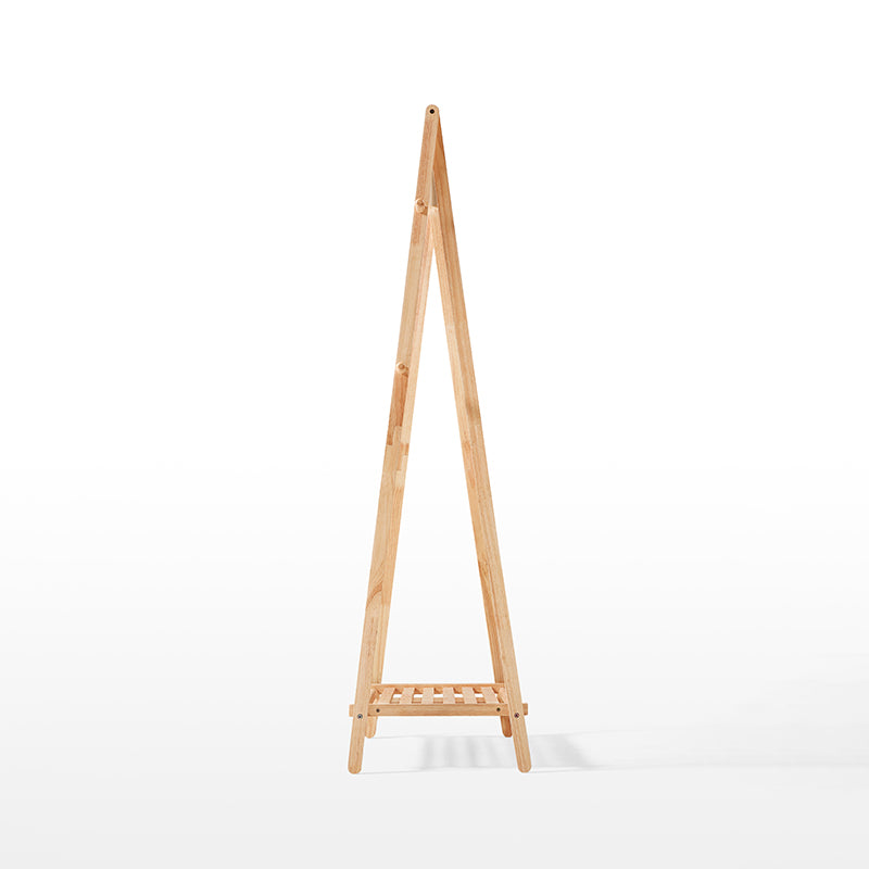 Dominique Rubberwood Coat Rack with Shelf, 2 Sizes – view 18