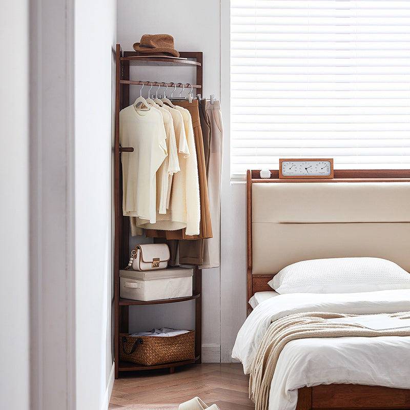 Donovan Rubberwood Coat Rack with Shelf, 3 Sizes – view 15