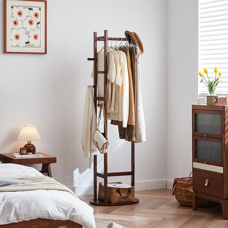 Donovan Rubberwood Coat Rack with Shelf, 3 Sizes – view 2