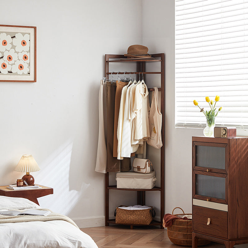 Donovan Rubberwood Coat Rack with Shelf, 3 Sizes – B, view 10