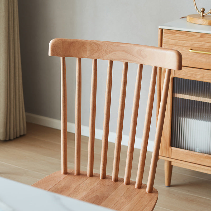 Debra Wooden Dining Chair in Rubberwood – view 4