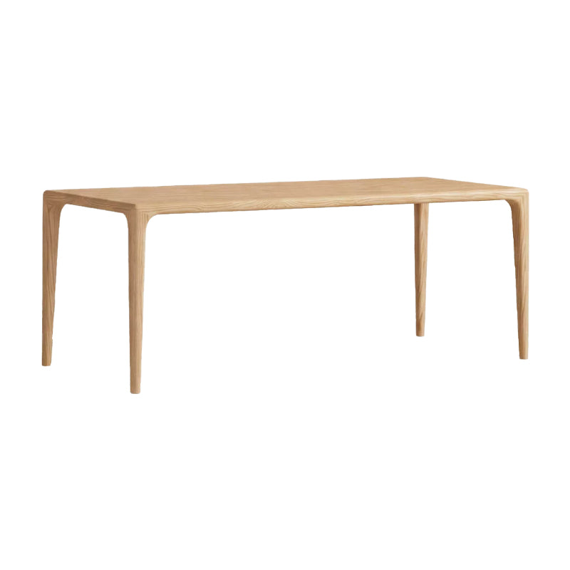 Xiomara solid ash timber dining table – Natural Wood 180cm, view 15