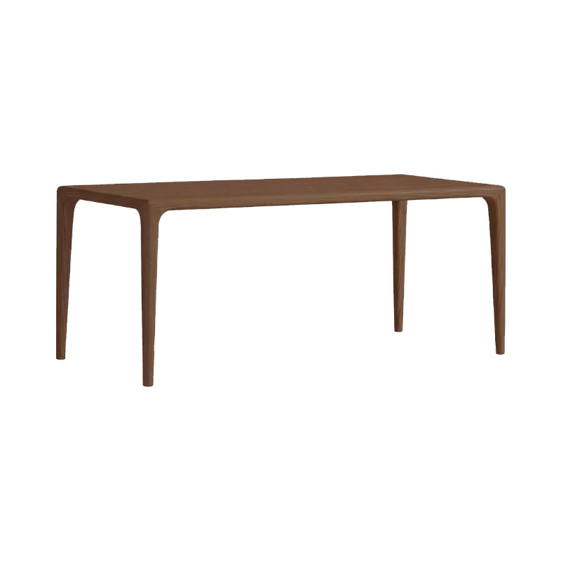 Xiomara solid ash timber dining table – Walnut 140cm, view 17