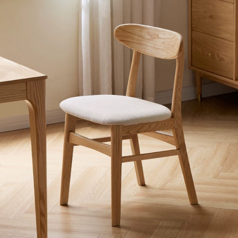 Yasmine Wooden Dining Chair in Rubberwood or Solid Oak – view 16
