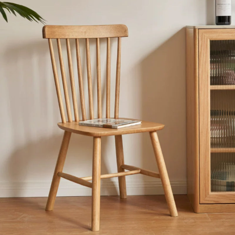 Yasmine Wooden Dining Chair in Rubberwood or Solid Oak – view 2