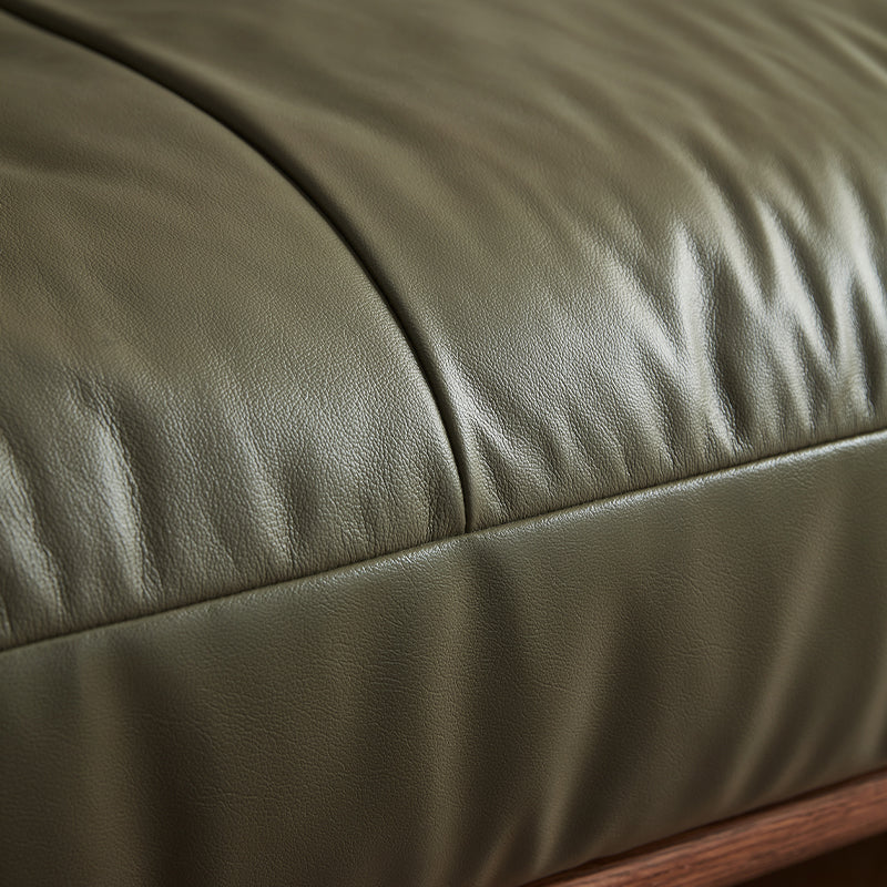 Holden 214cm/274cm/314cm FAS-Graded Solid American Oak Wood Multiple People Sofa Top-grain Leather
