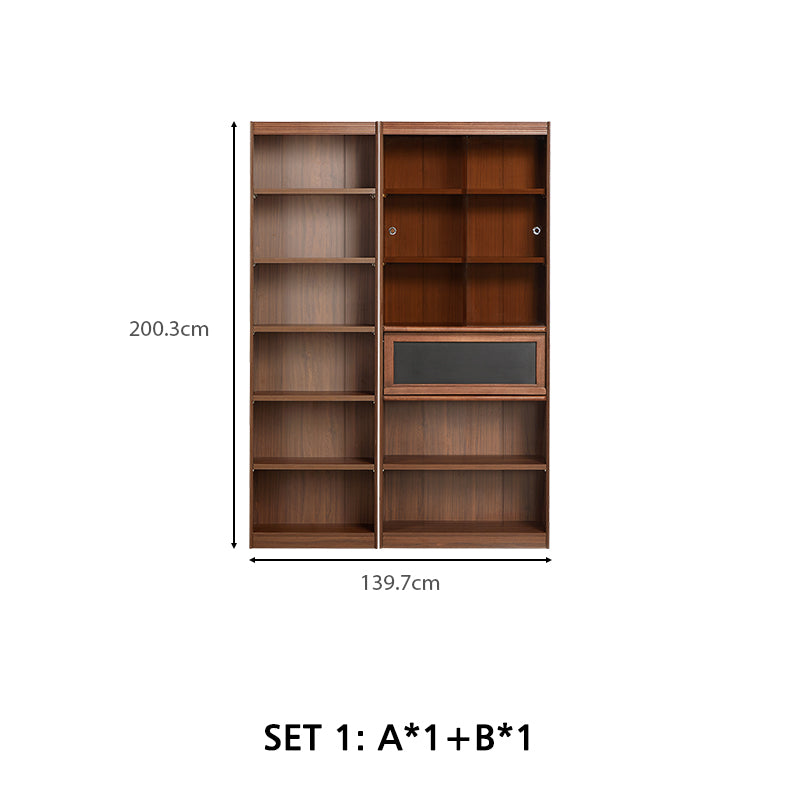 Watson Slim Bookcase 200cm, 30cm Deep, Optional LED – view 13