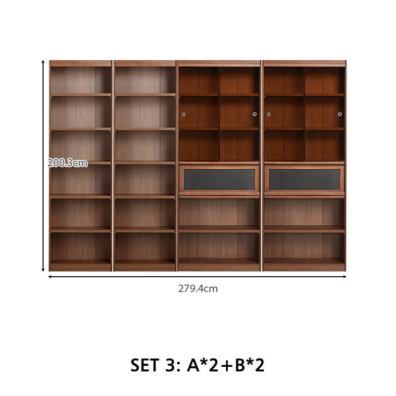 Watson Slim Bookcase 200cm, 30cm Deep, Optional LED – view 8