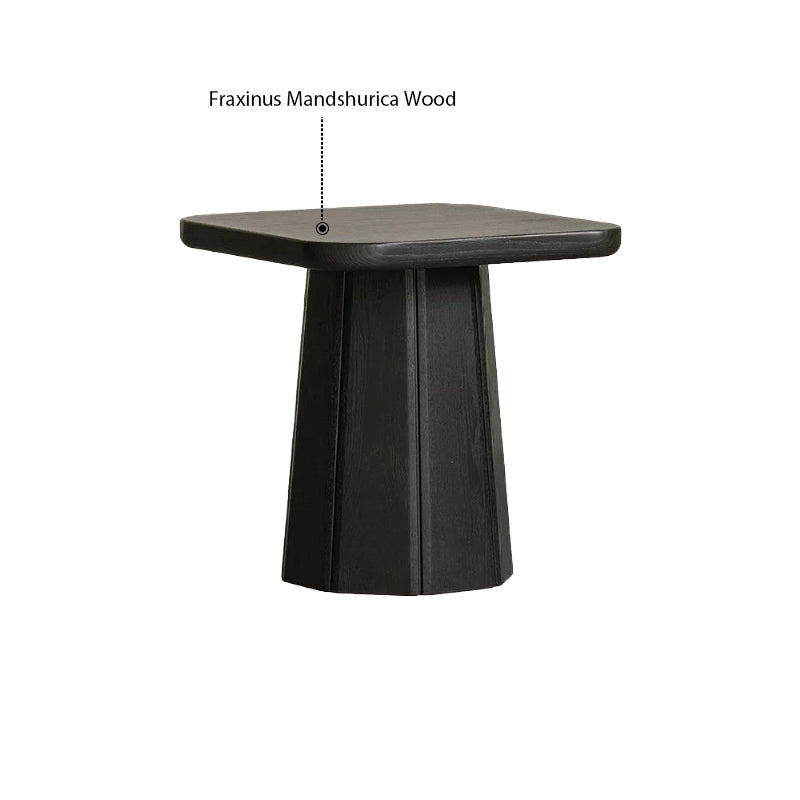 Aldo Solid Golden‑flower Pear Wood/Fraxinus Mandshurica Wood Coffee Table/Side Table Set