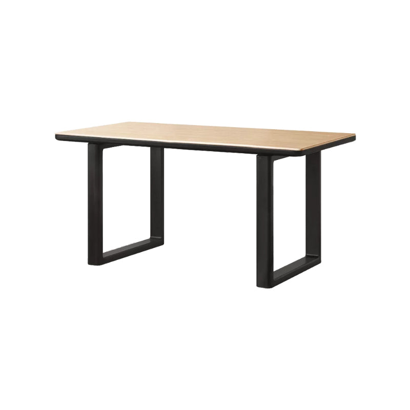 Alyssa 140cm/160cm/180cm/200cm FAS-Graded Solid American Oak Wood Dining Table With Ceramic for Home Black Color
