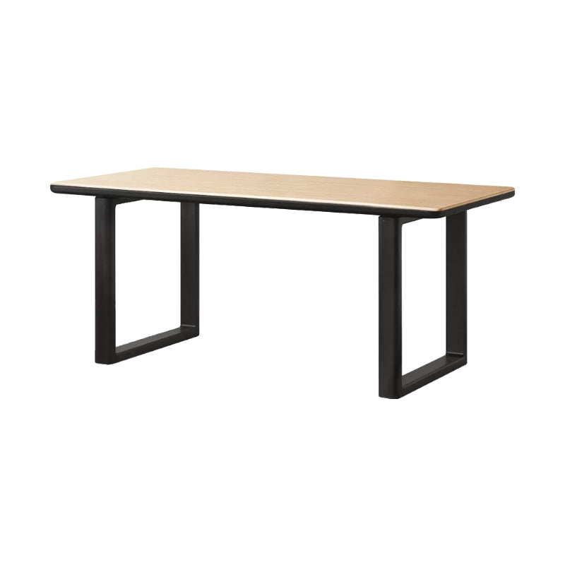 Alyssa 140cm/160cm/180cm/200cm FAS-Graded Solid American Oak Wood Dining Table With Ceramic for Home Black Color