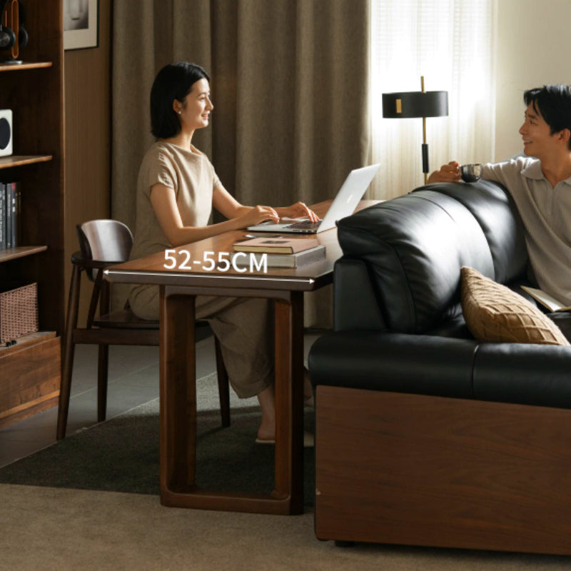 Alaric 180cm/200cm/220cm/240cm South American Walnut Wood Dining Table/Office Table Walnut Color