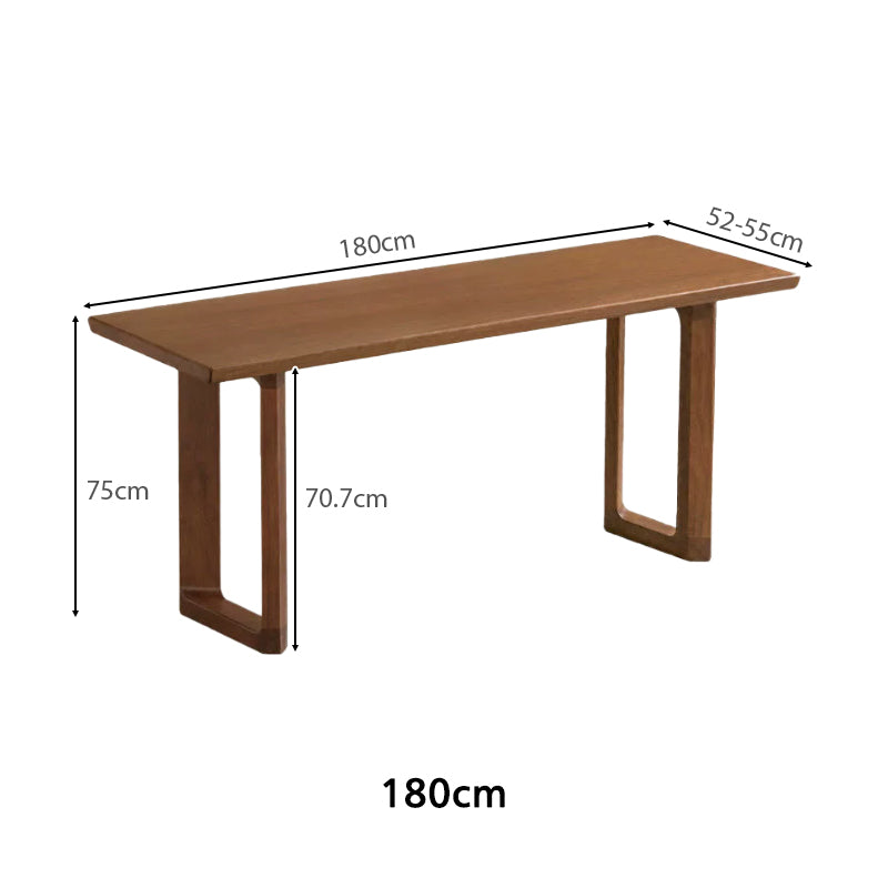 Alaric 180cm/200cm/220cm/240cm South American Walnut Wood Dining Table/Office Table Walnut Color
