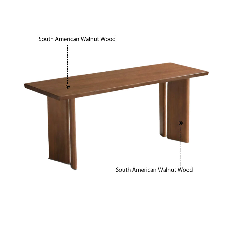 Aisha 180cm/200cm/220cm/240cm South American Walnut Wood Dining Table/Office Table Walnut Color