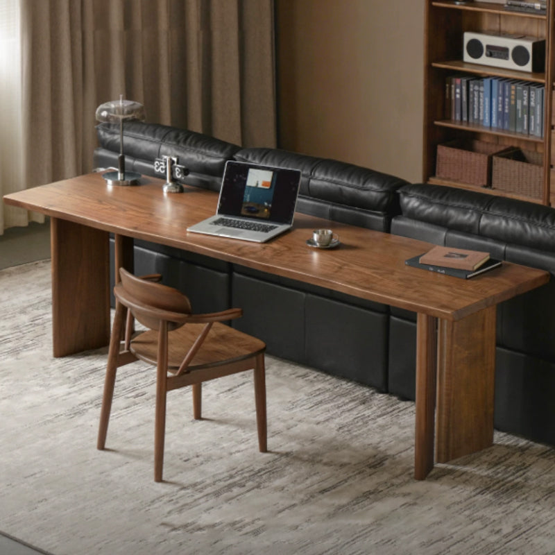 Aisha 180cm/200cm/220cm/240cm South American Walnut Wood Dining Table/Office Table Walnut Color