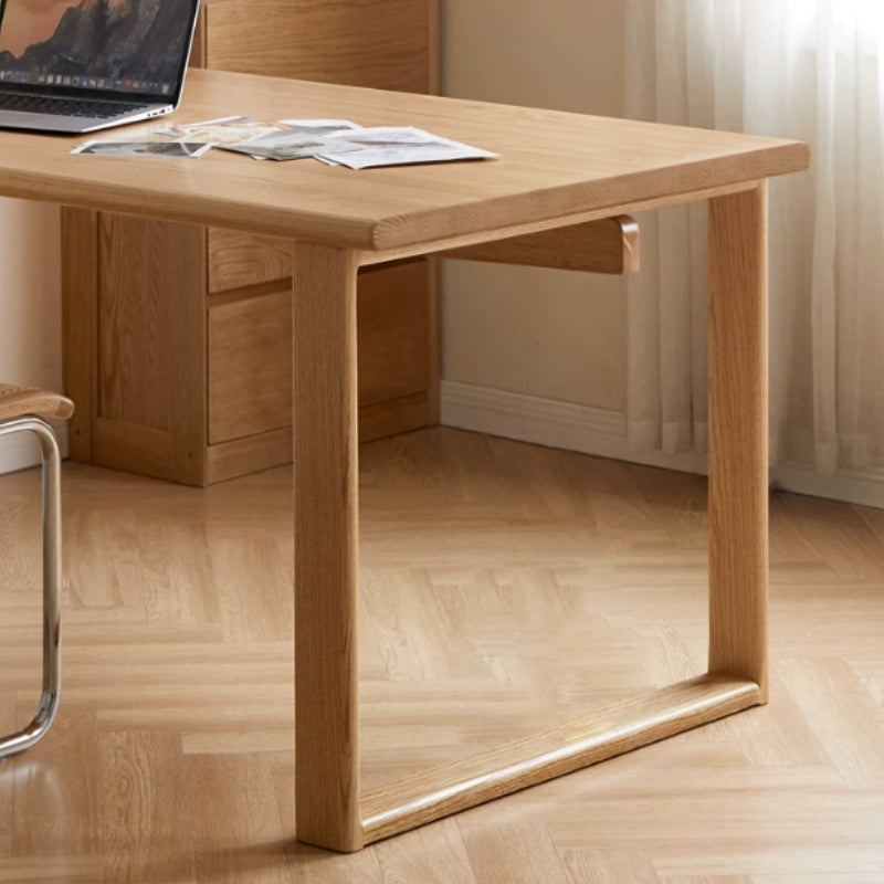 Adriana solid oak dining table – view 7