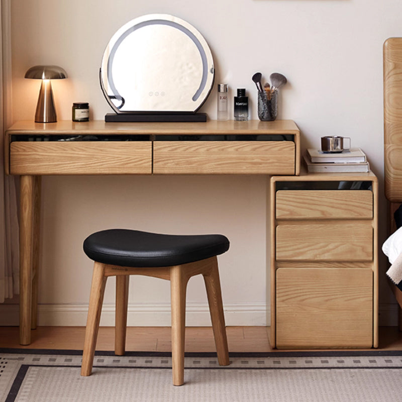 Antonia Solid Ash Dressing Table with Drawer 80cm / 100cm