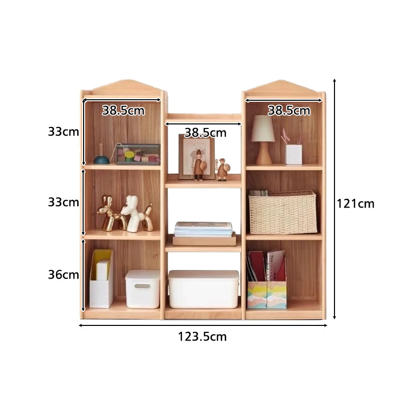 Arabella Kids Wooden Bookshelf in Beech – view 4