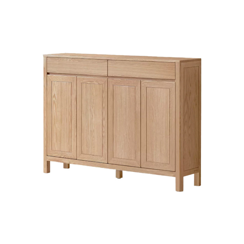 Archer fraxinus mandshurica wood shoe cabinet with drawers – Natural Wood 150cm, view 31