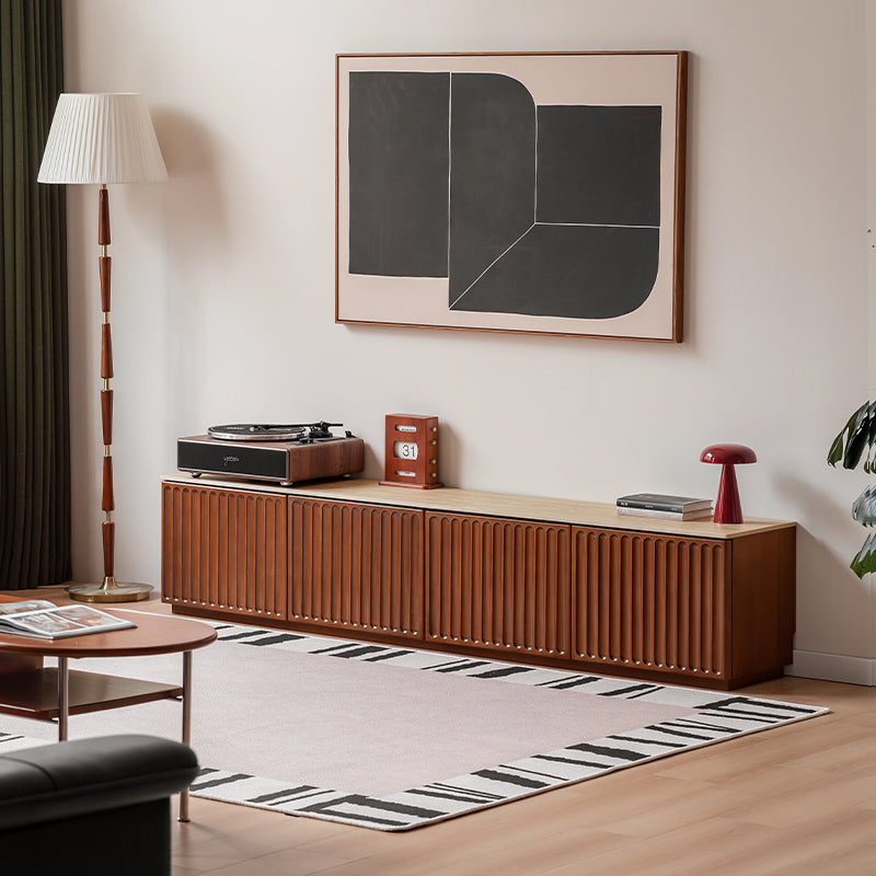 Bennett Wooden TV Unit in Solid Poplar with Ceramic Top 200cm / 220cm – view 2