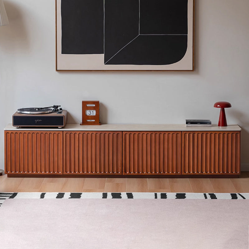 Bennett Wooden TV Unit in Solid Poplar with Ceramic Top 200cm / 220cm – 200cm, 220cm