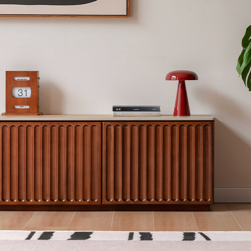 Bennett Wooden TV Unit in Solid Poplar with Ceramic Top 200cm / 220cm – view 6