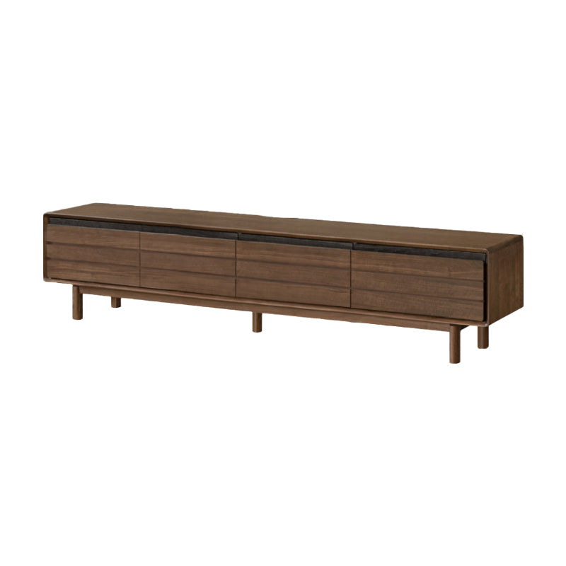 Bernadette FAS-Graded Solid Black Walnut TV Unit 180cm 200cm 220cm – 220cm, view 14