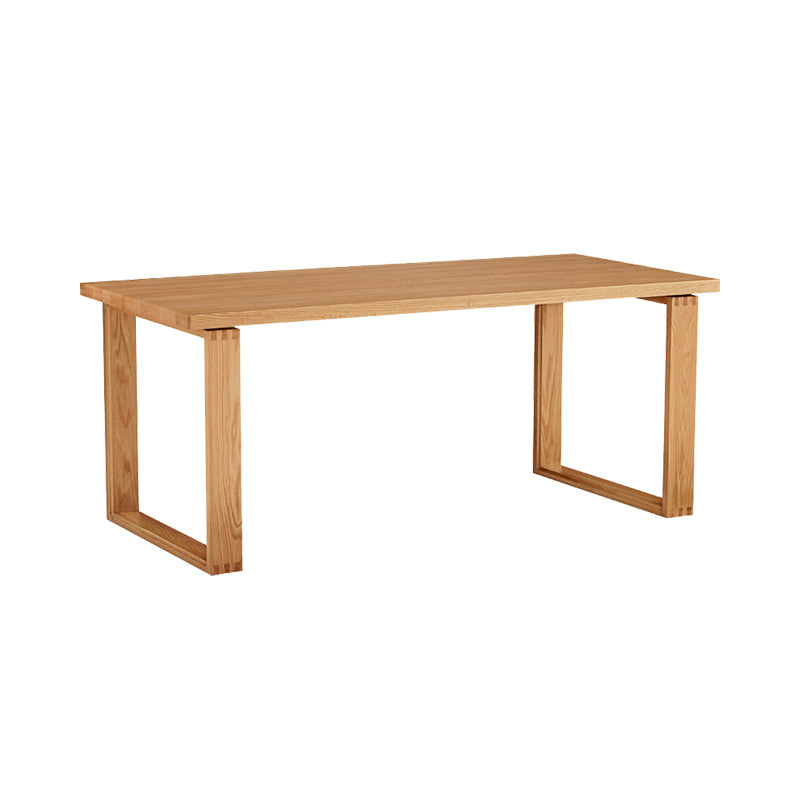Bianca solid American oak dining table in natural finish – 160cm, 180cm, view 7