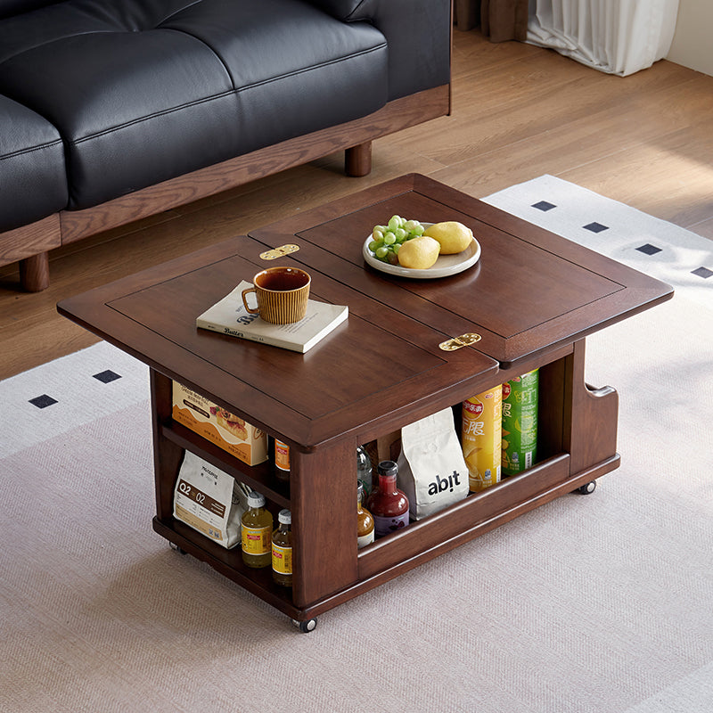 Brenda Expandable Wooden Side Table and Coffee Table in Rubberwood