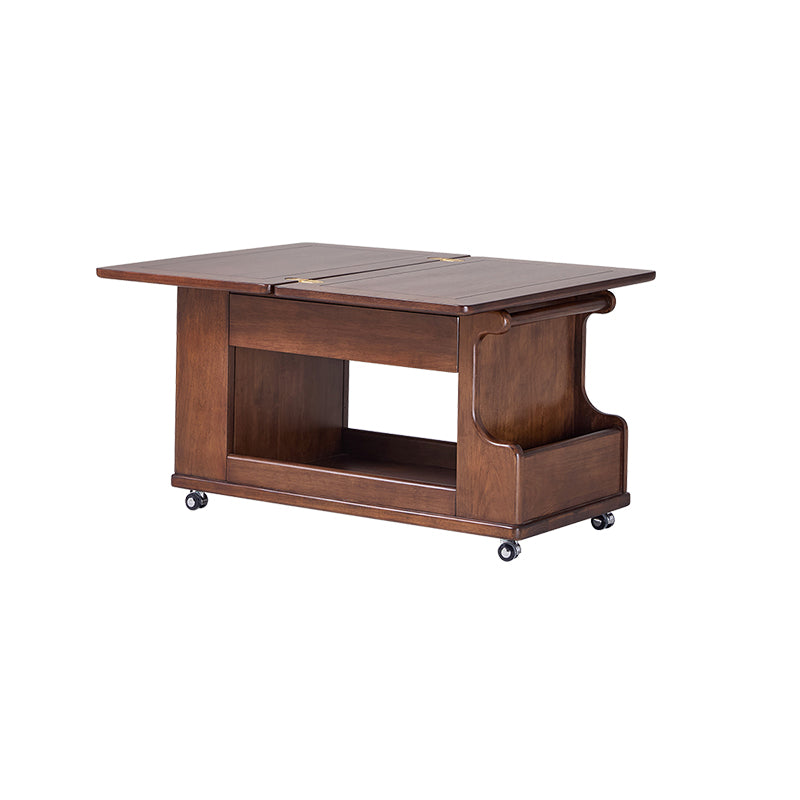 Brenda Expandable Wooden Side Table and Coffee Table in Rubberwood – view 3