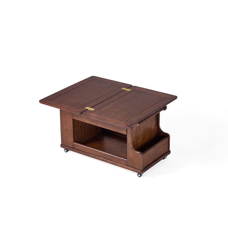 Brenda Expandable Wooden Side Table and Coffee Table in Rubberwood – view 6