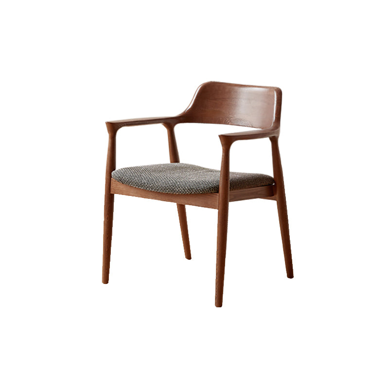 Sharon Curved Back Wooden Dining Chair in Solid Ash – view 7