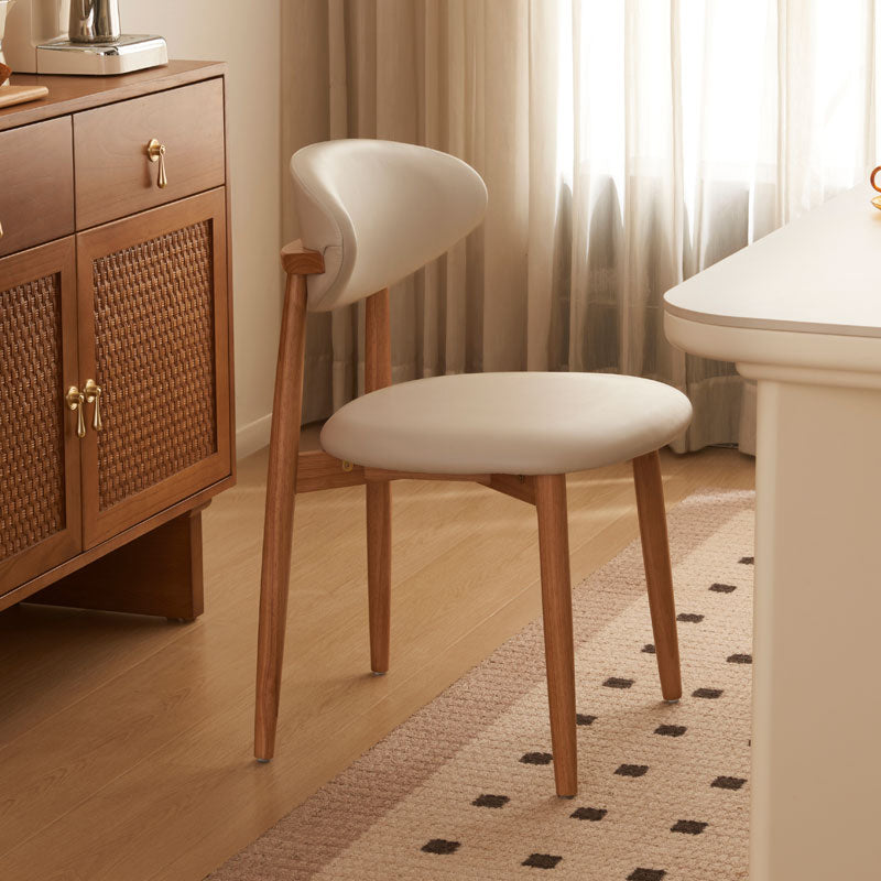 Danielle Upholstered Dining Chair, Solid Rubberwood Frame – view 4