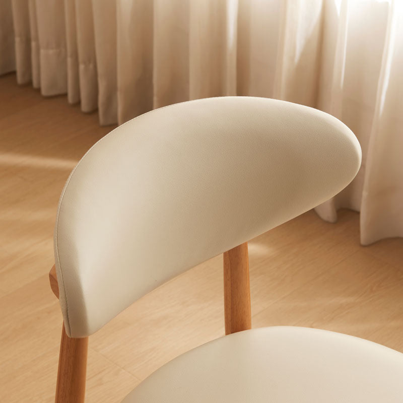 Danielle Upholstered Dining Chair, Solid Rubberwood Frame – view 5