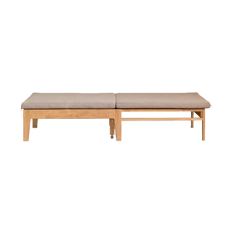Darian Solid Oak & Cotton-Linen Sofa Bed 90cm / 116cm – 116cm, view 10