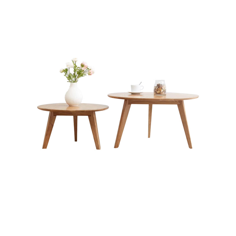 Daubs solid oak coffee table and side table – view 14