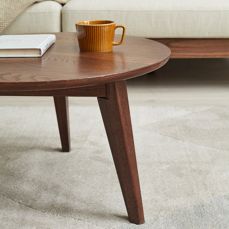 Daubs solid oak coffee table and side table – view 4
