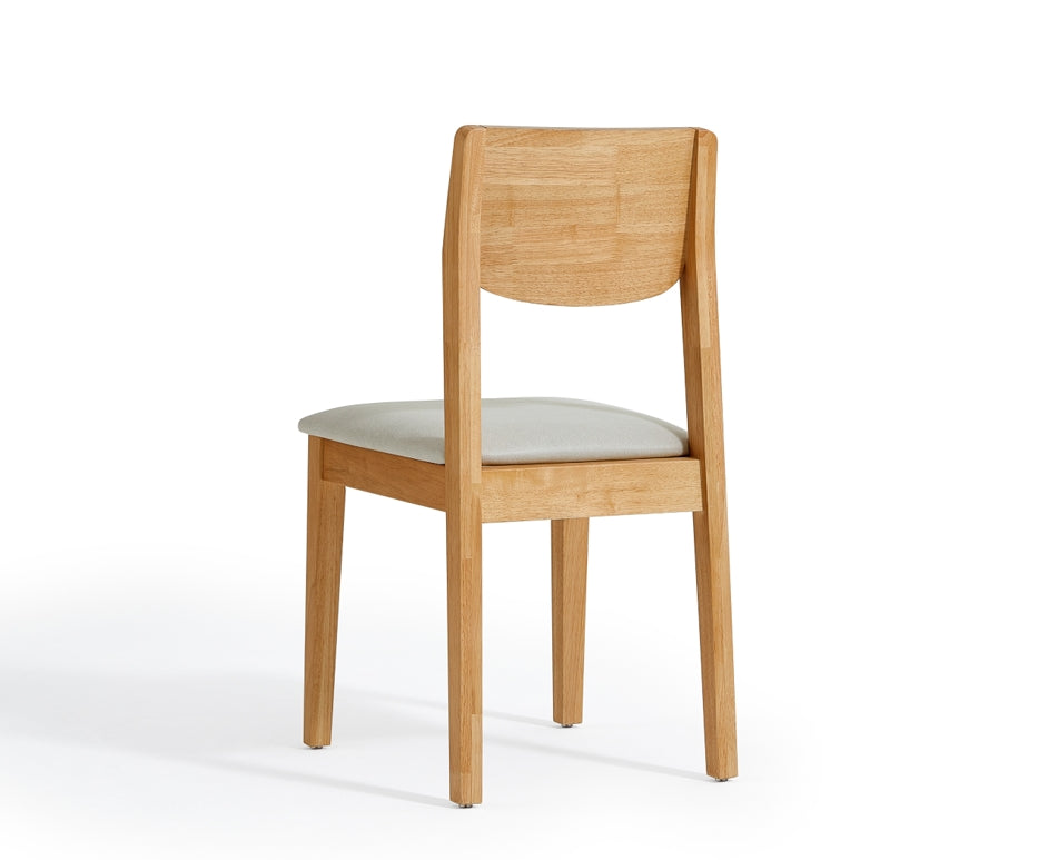 Hayde Upholstered Dining Chair, Solid Rubberwood Legs – view 10