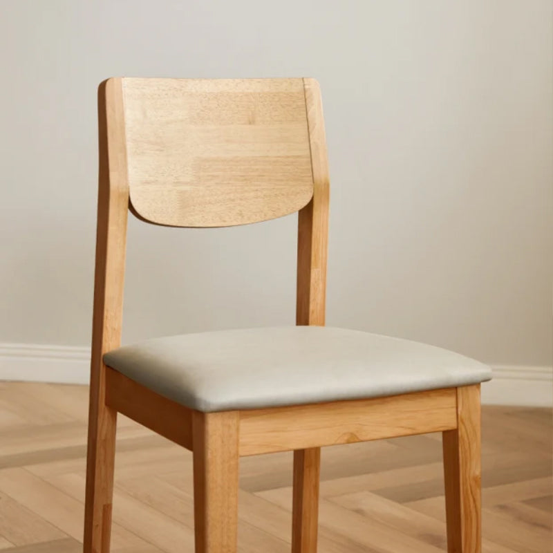 Hayde Upholstered Dining Chair, Solid Rubberwood Legs – view 5