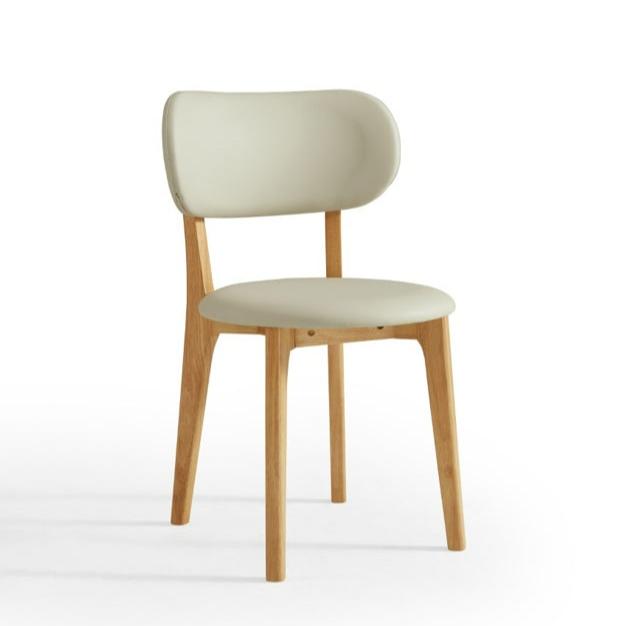 Selby PU Leather Dining Chair, Solid Timber Frame – view 6