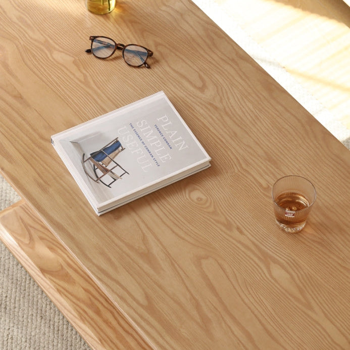 Elio Lift-Top Wooden Coffee Table in Solid Ash, 47-72cm High – view 3