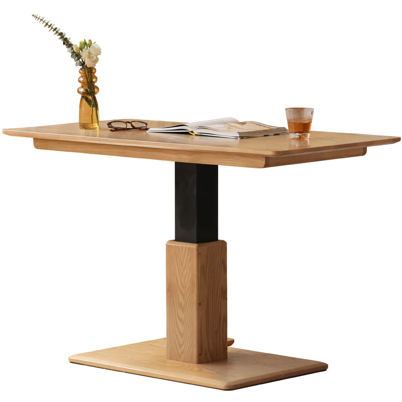 Elio Lift-Top Wooden Coffee Table in Solid Ash, 47-72cm High – view 4