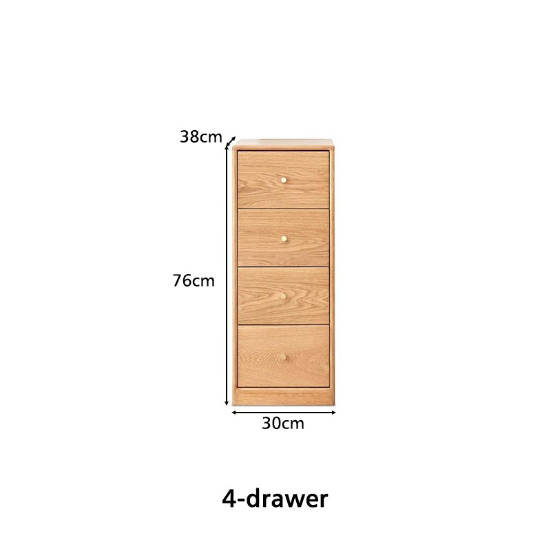 Ellen Solid American Oak Chest of Drawers 3 / 4 / 5 / 6 Drawers – view 34