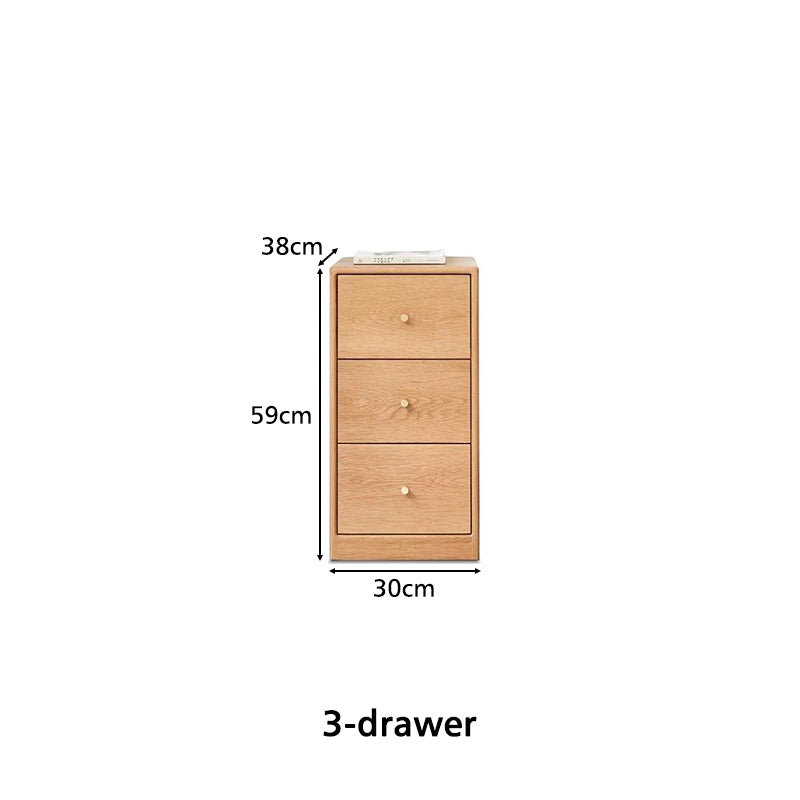 Ellen Solid American Oak Chest of Drawers 3 / 4 / 5 / 6 Drawers – view 38