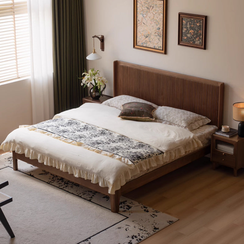 Enid Solid Black Walnut Bed Frame Queen – view 3