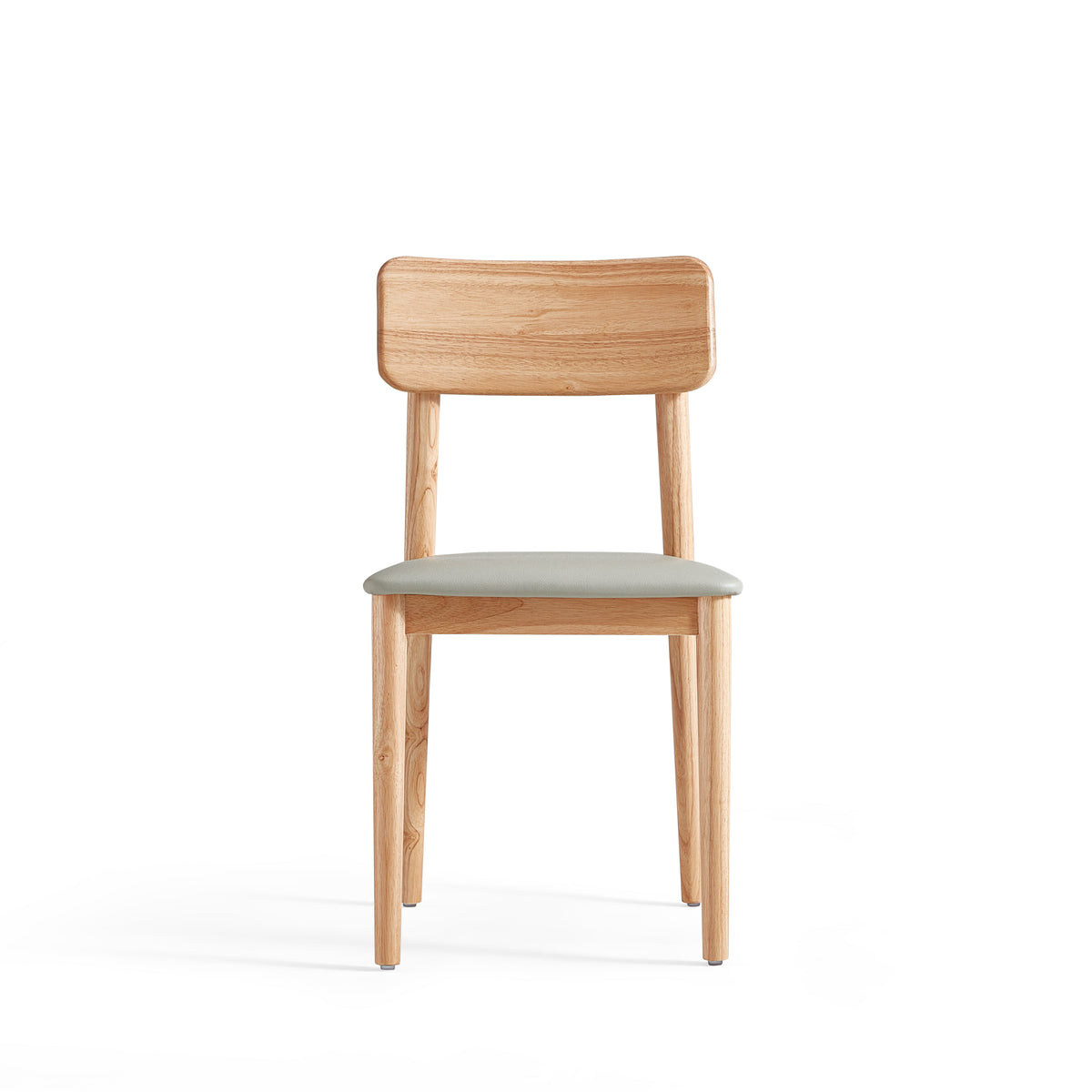 Bianca Fabric Dining Chair, Solid Rubberwood Legs – view 6