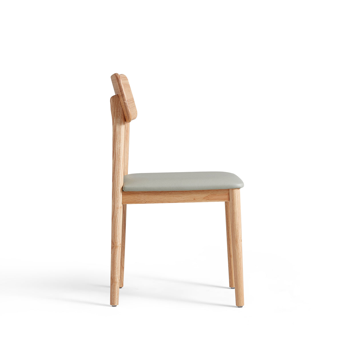 Bianca Fabric Dining Chair, Solid Rubberwood Legs – view 8