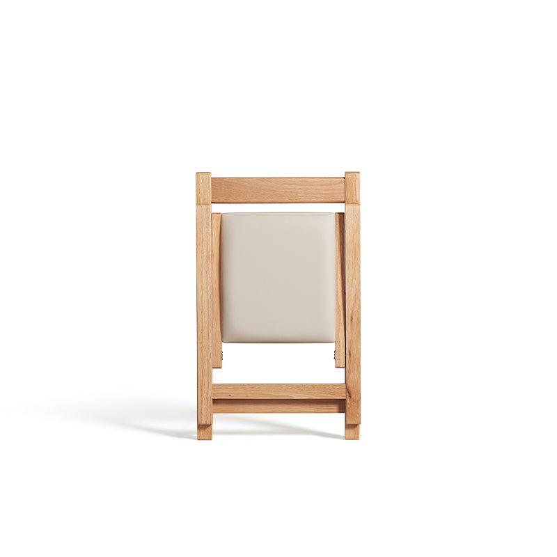 Emma Foldable Wooden Dining Chair with Upholstered Seat – view 11