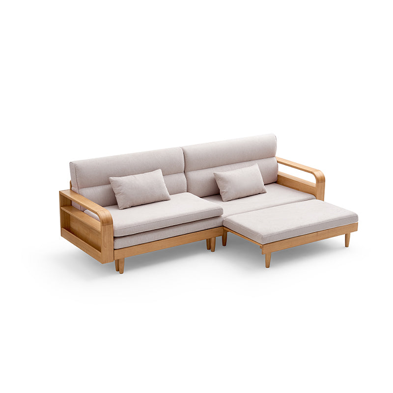 Gaston Sofa Bed with Rubberwood Frame 221cm / 259cm / 288cm – view 10