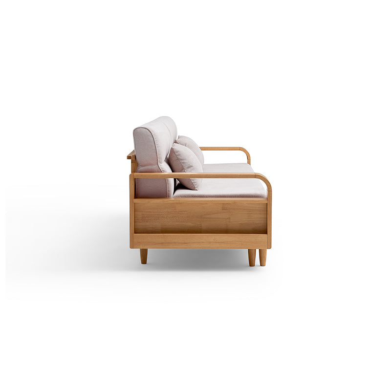 Gaston Sofa Bed with Rubberwood Frame 221cm / 259cm / 288cm – view 11